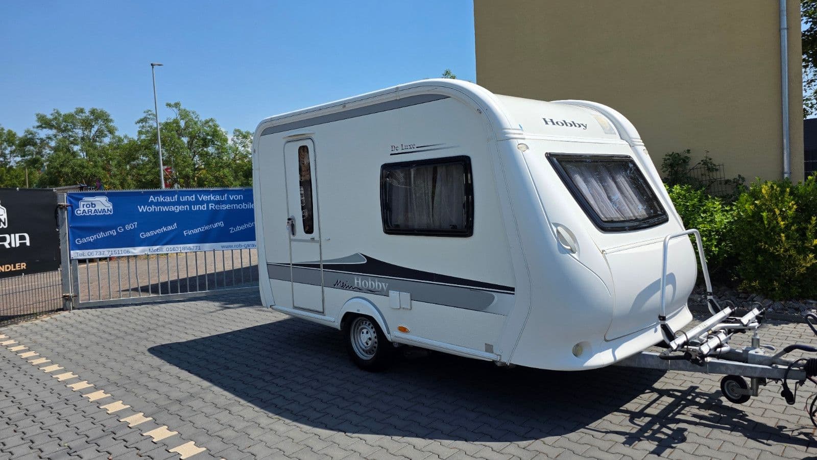 Foto von Hobby De Luxe 350 TB,Mover,Vorzelt,Fahrradträger